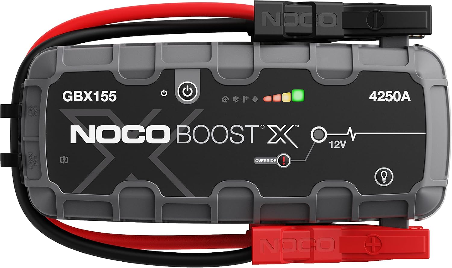 NOCO Boost X GBX155: 4250A UltraSafe Starthilfe Powerbank, LED-TASCHENLAMPE, 10,0 l, 8,0 l, 2,7Stunden, 5Minuten, 60 W