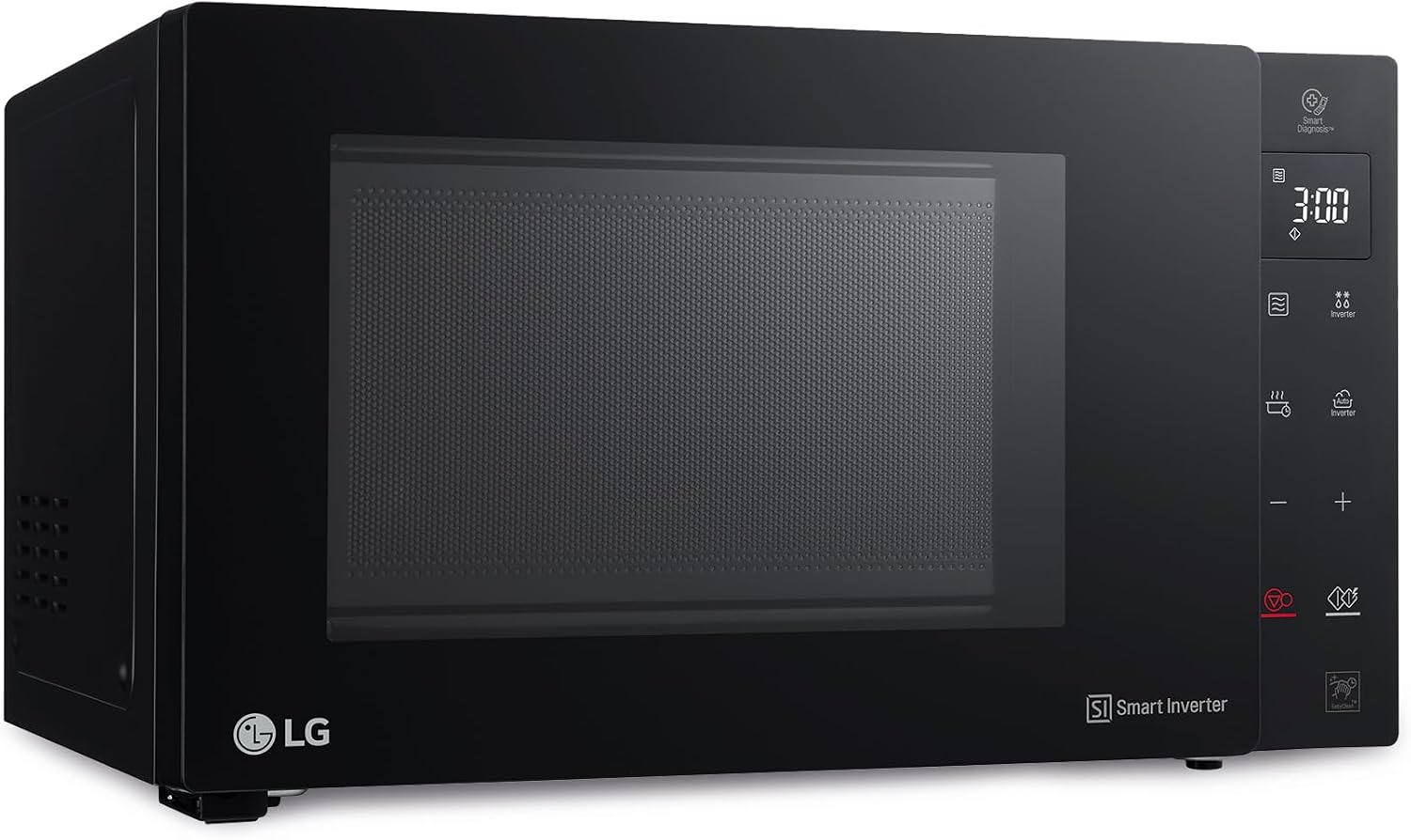 LG MH6535GIB Mikrowelle mit Grill 25 l, Quarzgrill, 1150 W, 900 W, 38,7 cm, LED