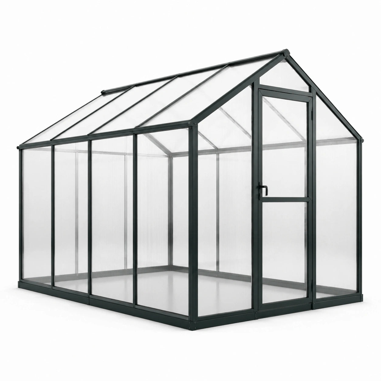 Metall Gewächshaus aus Polycarbonat 3m²