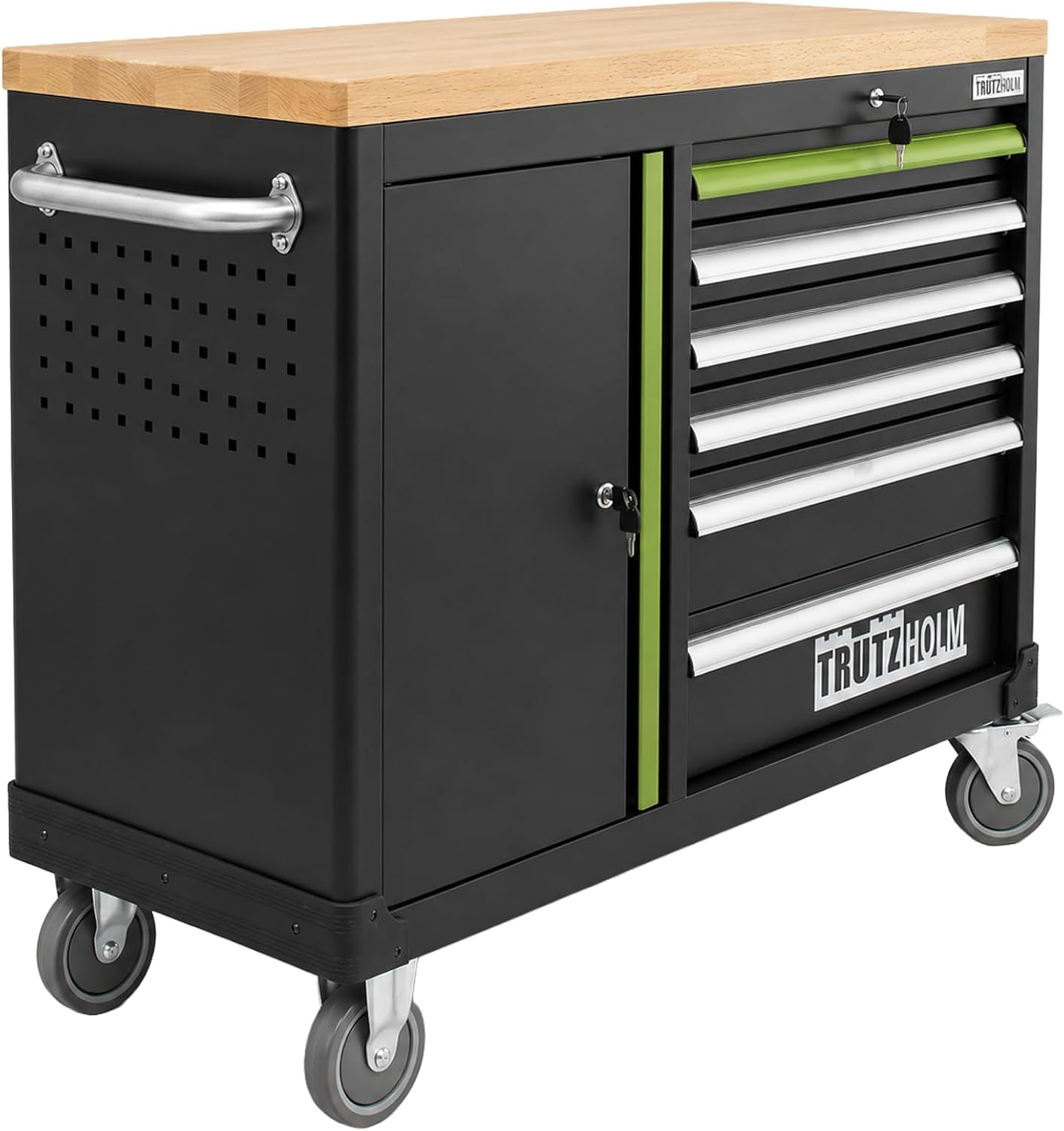 TRUTZHOLM Werkzeugwagen leer Deluxe, Werkzeugschrank