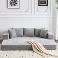Sofa Schlaf 200 × 140 cm eslohnt, Faltbares Bodensofa mit 5 Kissen, 20 cm Dick-Gute Unterstützung, Faltbare Gästematratze, Öko-Tex-Zertifiziert