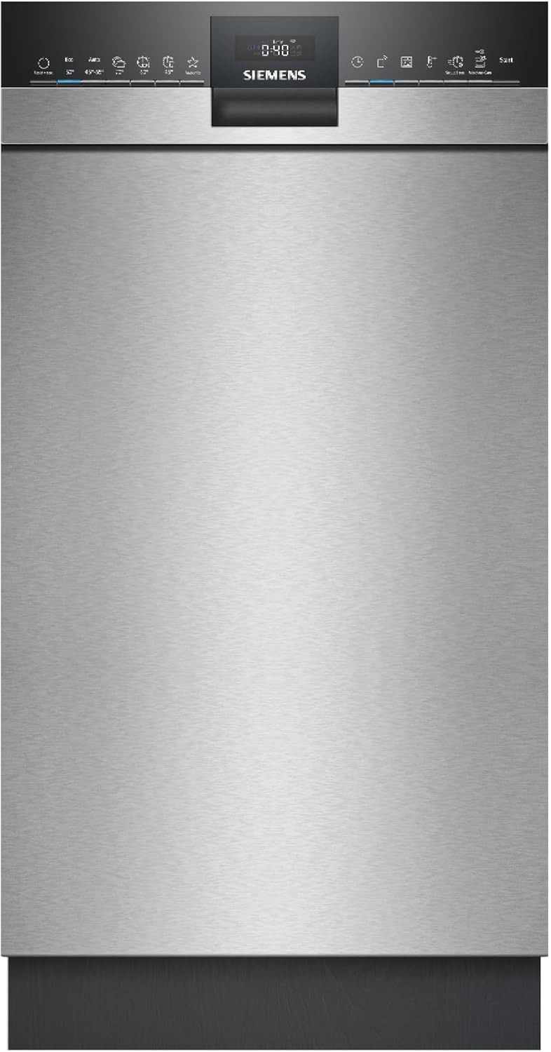 Siemens SR43ES25ME iQ300 Unterbau-Geschirrspüler, Automatisch, 45 cm, App, Edelstahl
