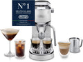 De'Longhi Dedica Duo - Perfetto Kompakte Siebträgermaschine Espressomaschine, Weiß (EC890. WI), 15 cm breit, Cappuccino und Cold Brew