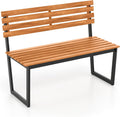 COSTWAY Gartenbank Holz, Terrasse, 360 kg