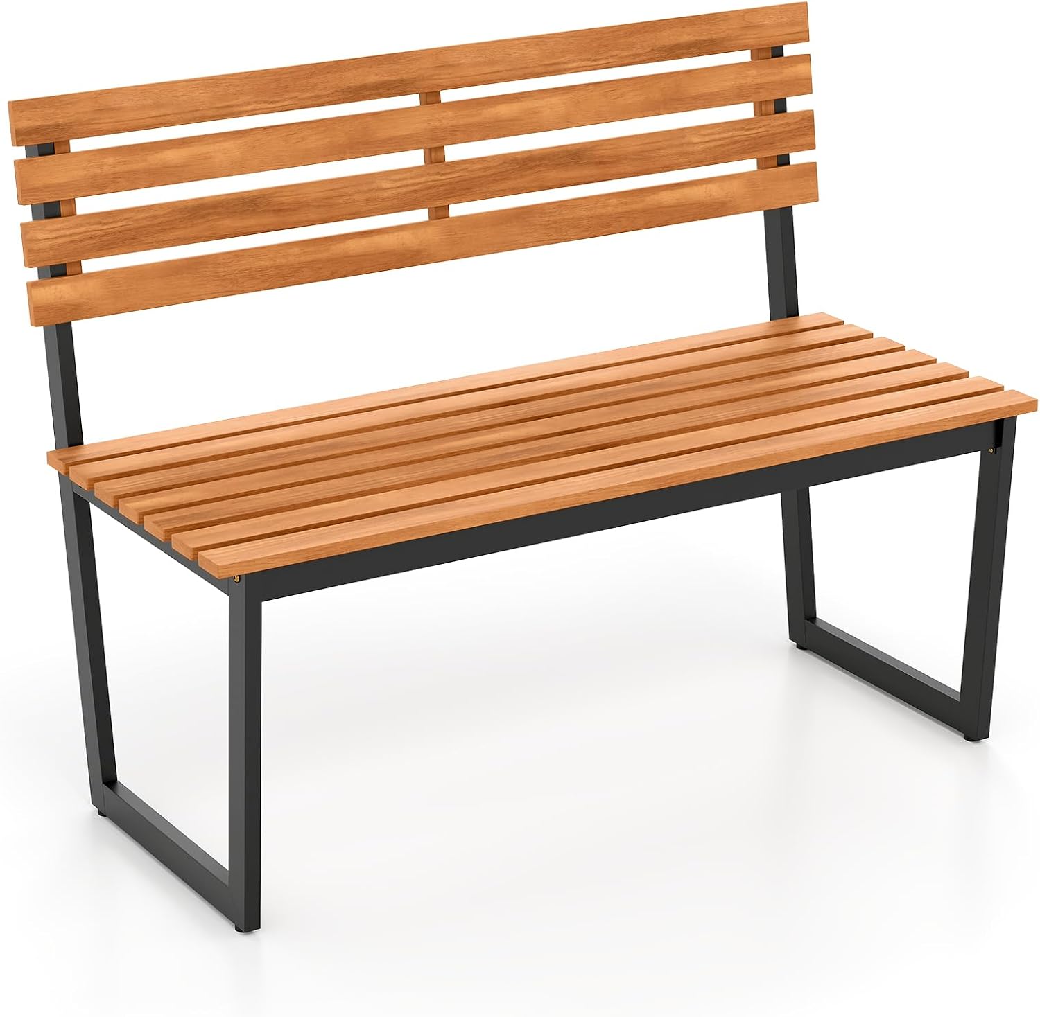 COSTWAY Gartenbank Holz, Terrasse, 360 kg