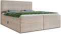 Sofnet Boxspringbett Mollo mit 2 Bettkästen, Bonell-Federkernmatratze, Doppelbett, Schlafzimmer, 3–4 cm, 200 cm, 140 cm