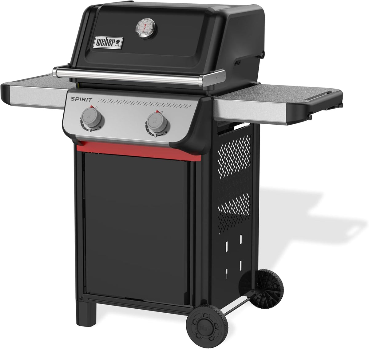 Weber Spirit E-210 Gasgrill, Leuchte, 78,5 cm, Schwarz