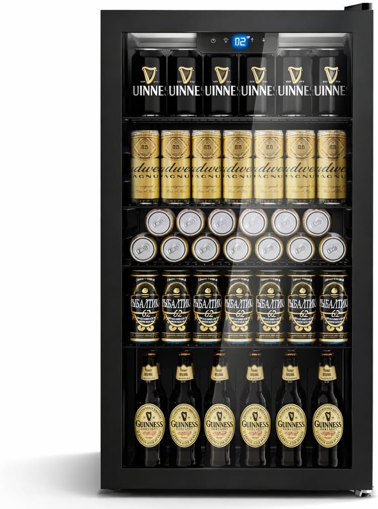 TRIUMPHKEY 86 l Getränkekühlschrank mit Klima KÜHLUNG, Flaschenkühlschrank, 1–18 °C