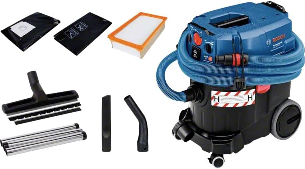 Bosch Professional Nass-/Trockensauger GAS 35 H AFC (Leistung 230 V, 12,4 kg, 35 l, 23 l