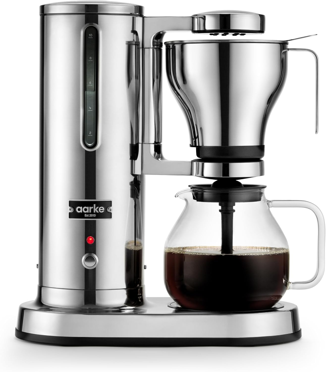 Aarke Filterkaffeemaschine, Automatisch, 96 °C, 40 Minuten, Edelstahl