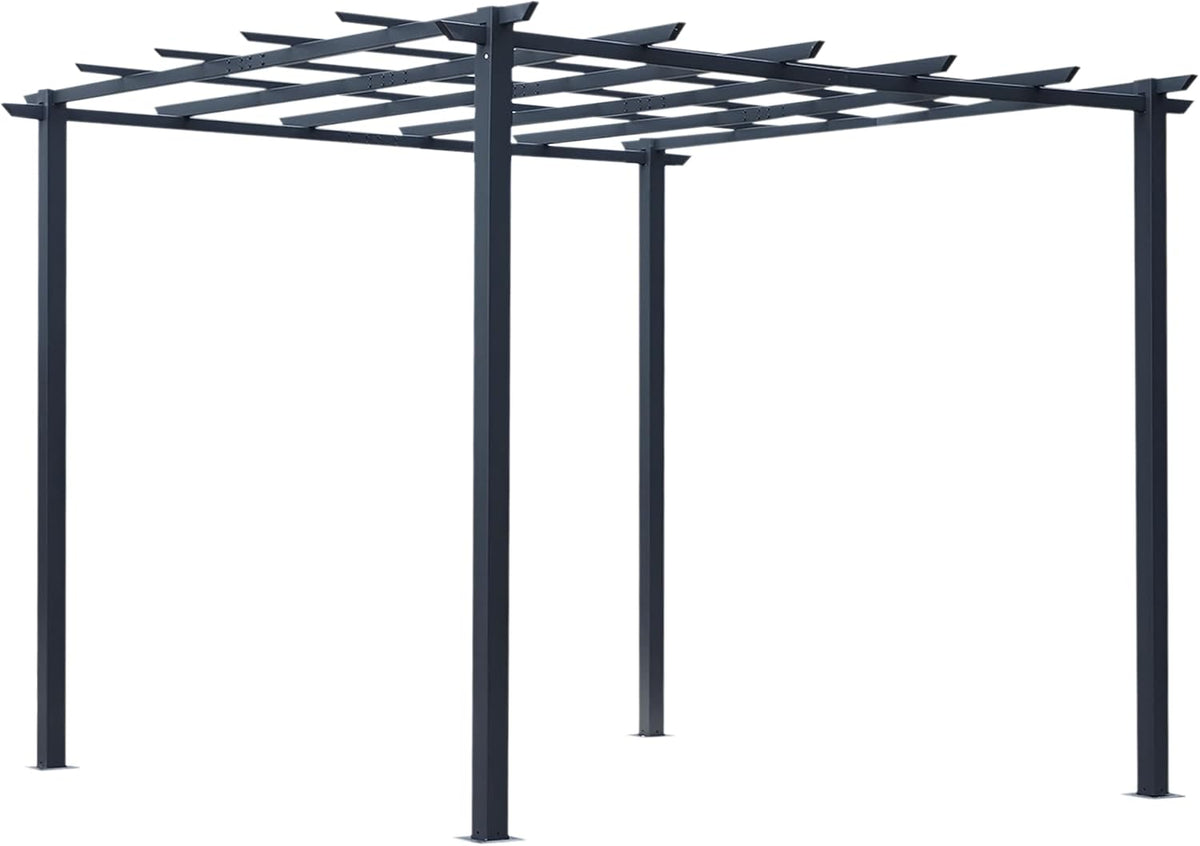 Outsunny Rosenpavillon, Garten, 55,3 kg, Schwarz