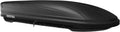 Menabo Marathon 400 Liter Roof Box in Matte Black or Matte Silver, Schwarz
