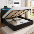 FEONASE Bett 180 × 200 mit Stauraum, Doppelbett, Federkernmatratze