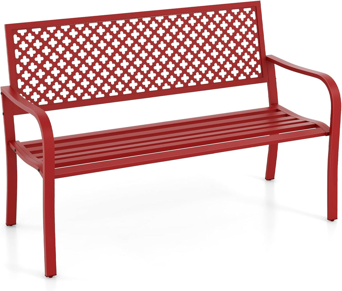 COSTWAY Gartenbank Metall, 300 kg