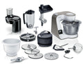 Bosch Küchenmaschine Serie 4 mit Waage, Mixer, 3,9 l, 2,7 kg, 1,9 kg, Edelstahl