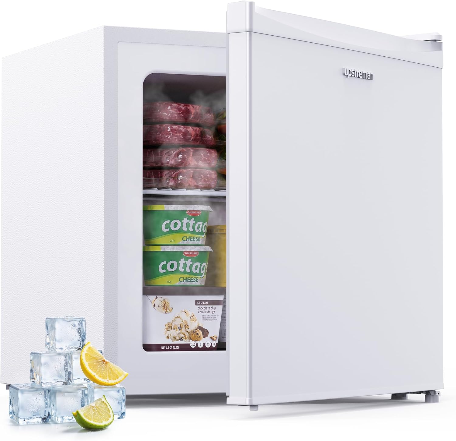 Upstreman 35 l Gefrierschrank Klein, Tiefkühlschrank, Büro, 41 dB