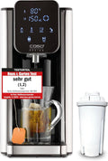 CASO HW 660 Heißwasserspender - heißes Wasser in wenigen Sekunden, Wasserkocher, 2600 W, 10 °C, 100 °C, 400 ml, 2,7 l, Edelstahl