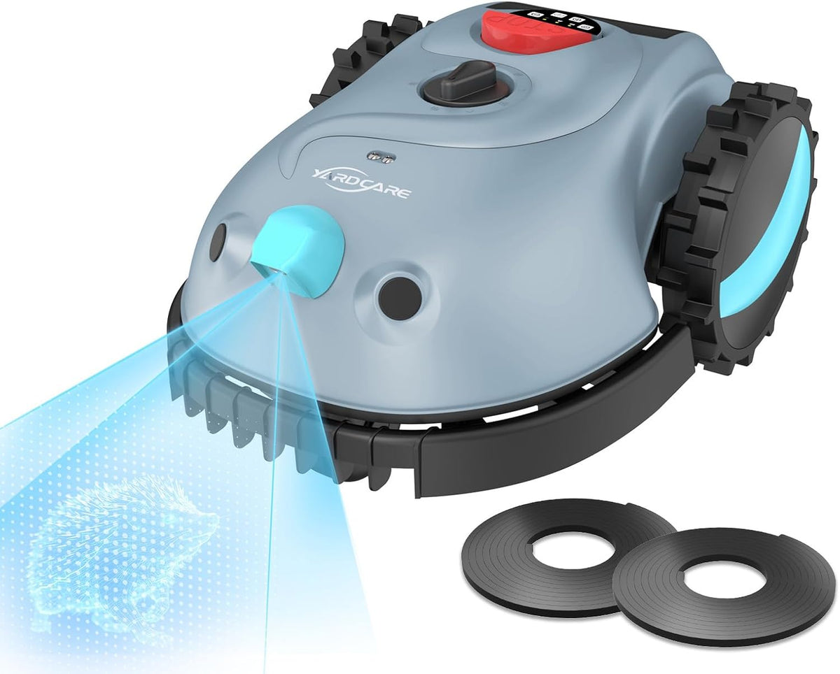 YARDCARE V100 Mähroboter ohne Begrenzungskabel, Kamera, Automatisch, 4 Ah, 16 cm, 20 mm, 60 mm