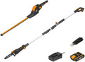 Worx 18 V (20 V MAX) Akku-Teleskop-Heckenschere PowerShare, Kettensäge, 45 cm, 20 cm, 2,0 Ah, 16 mm