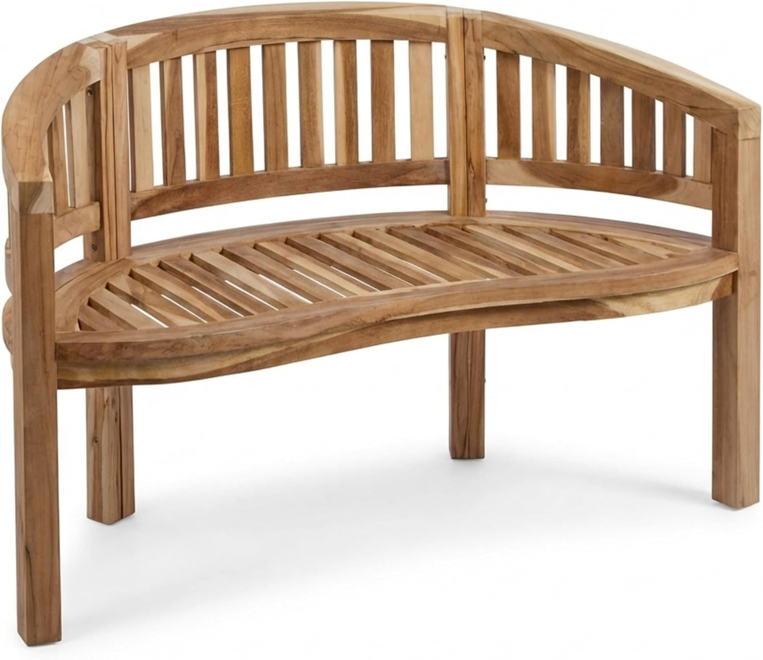 SAM 2-Sitzer Bananenbank Banana, Tisch, Stuhl, Garten, 120 cm