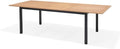 Primaster Gartentisch Vasto 180 × 100 cm ausziehbar bis 2,40 m Eukalyptusholz, 74 cm, Aluminium