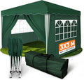 Kronenburg Faltpavillon, Camping, 5 MINUTEN, 3 m, 24 cm, 17 kg, Grün