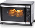 ROMMELSBACHER Back & Grill Ofen BG 1805/E - 42 Liter Backraum, Kontrolllampe, 31,5 cm, 80 °C, 230 °C, 120 Minuten, Edelstahl