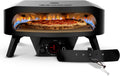 Cozze 17' Pizzaofen Gas Schwarze Edition mit rotierender Pizzastein Ø43 cm - 600 °C, Outdoor, 425-485 °C, 42,5 cm, 430 mm, 44,5 cm, 610 °C
