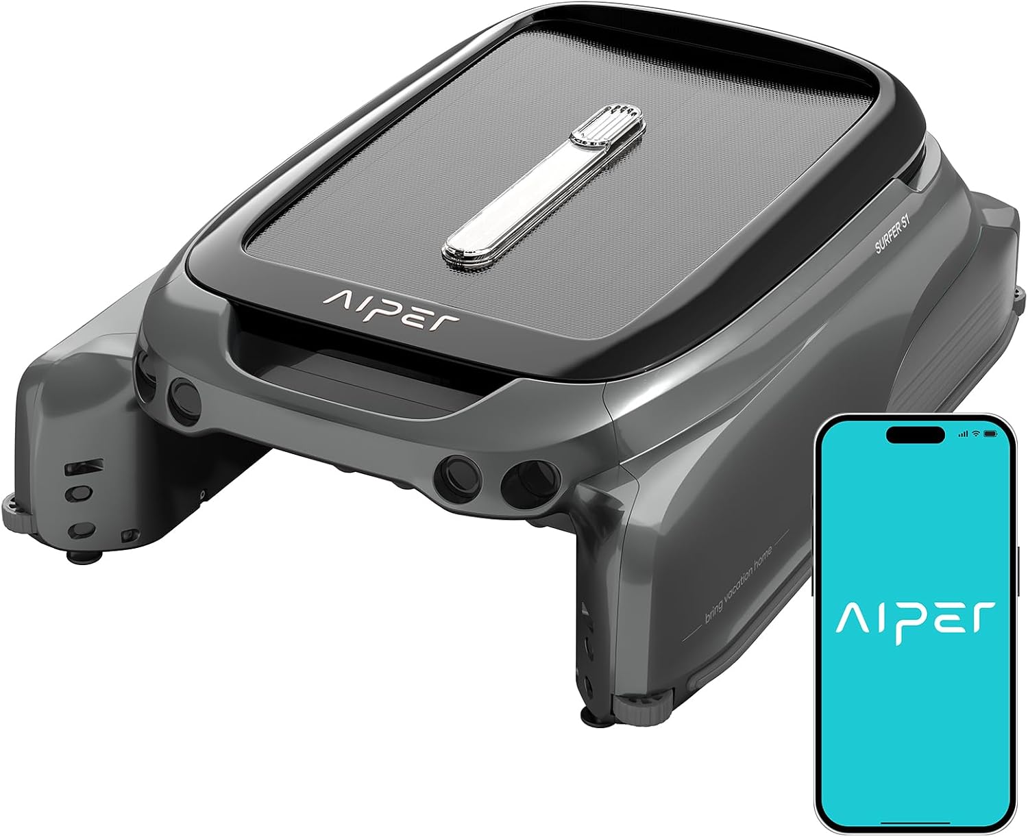 AIPER Surfer S1 Pool Skimmer, Praktisch, Automatisch, 4000 mAh, 2 Stunden, 20 Stunden