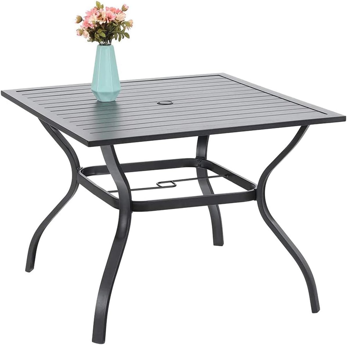 PHI VILLA Gartentisch, Esstisch, Terrassentisch, 72 cm, 4 cm, 9 cm, 19.6 kg, Montage erforderlich