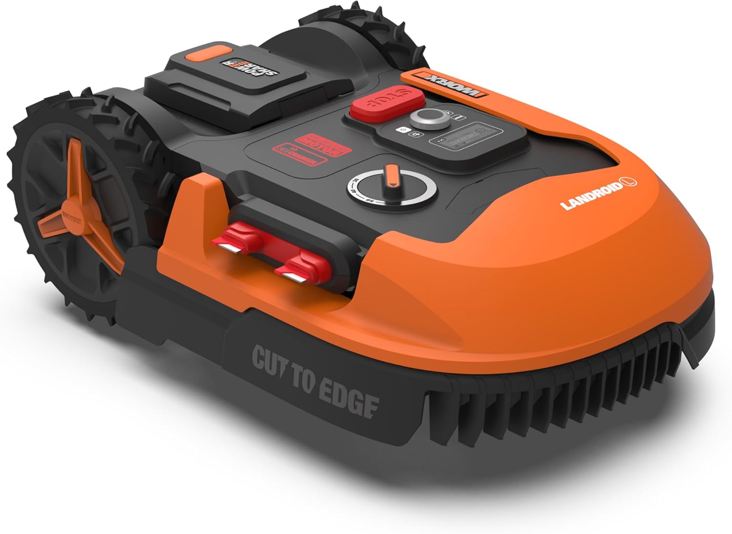 WORX Landroid Plus WR147E.1 Mähroboter für Gärten bis 1000 qm mit WLAN, Automatisch, 30-60 mm, 20 cm, Bluetooth, App