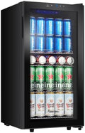 Kalamera Getränkekühlschrank, Praktisch, Optisch, 18 °C, 41 dB, LED, Glastür, Schwarz