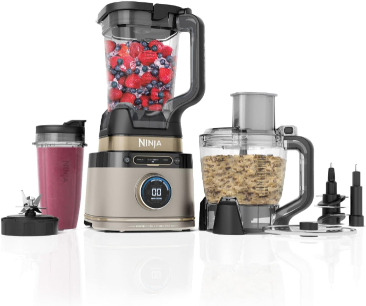 Ninja 3-in-1 Detect Power Blender Processor Pro, Automatisch, Krugmixer, 2,1 l, 1,9 l, 700ml, 644 ml, 44,5 cm, 21 cm