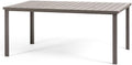SIEDITI FUORI E DENTRO Gartentisch 180 × 90 cm, Praktisch, Terrassentisch, Outdoor, 15 kg