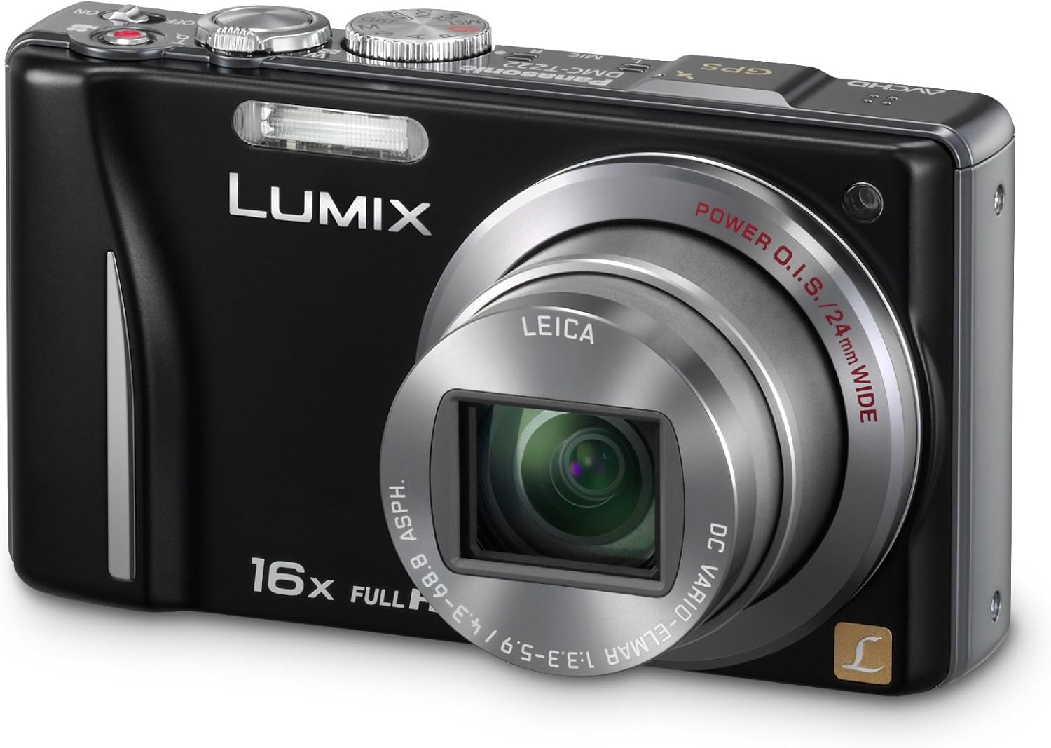 Panasonic Lumix DMC-TZ22EG-K Digitalkamera (14 Megapixel, Superzoomkamera, LCD-Monitor, 384 mm, 7,6 cm, 3 Zoll, 24 mm, 7,5 cm, Schwarz
