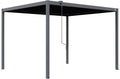 Pavillon PRIMEYARD Pergola 3, 5 Pfosten GFP, geschlossen 100% wasserdicht, 100 kg/m2, robuster Materialqualität, wetterbeständige Ausführung