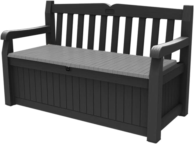 Keter Sitzbank Eden für Balkon und Garten, 84 cm, 38 cm, 35 kg, 220,0 kg, Kunststoff