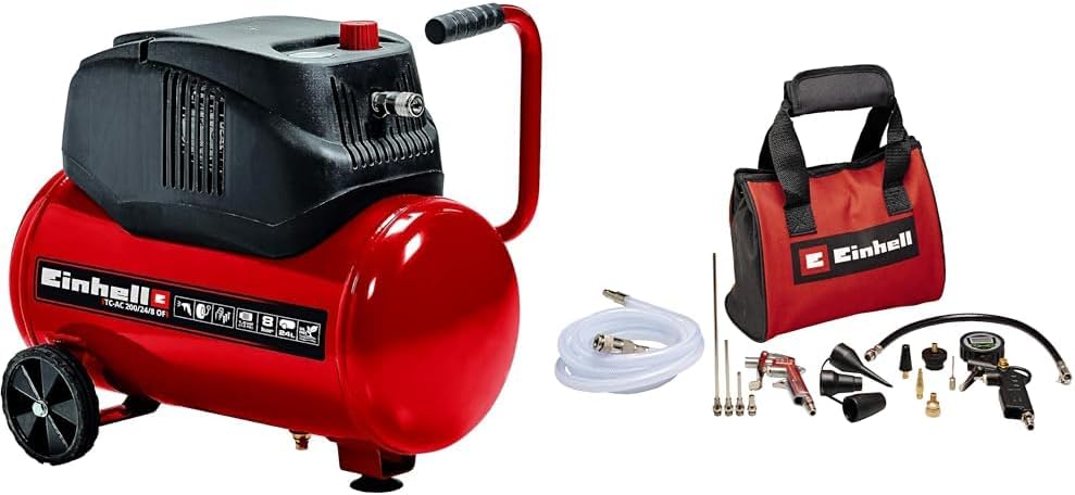 Einhell Kompressor TC-AC 200/24/8 OF (1200 W, 180 l, 8 bar, 24 l