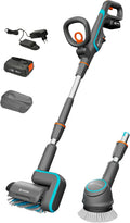 Gardena Akku-Multi-Reiniger AquaBrush Universal 04/18 V P4A Ready-To-Use Set, 2.5 Ah, 1330 - 1364 mm, 955 mm, 3,6 - 4,4 kg