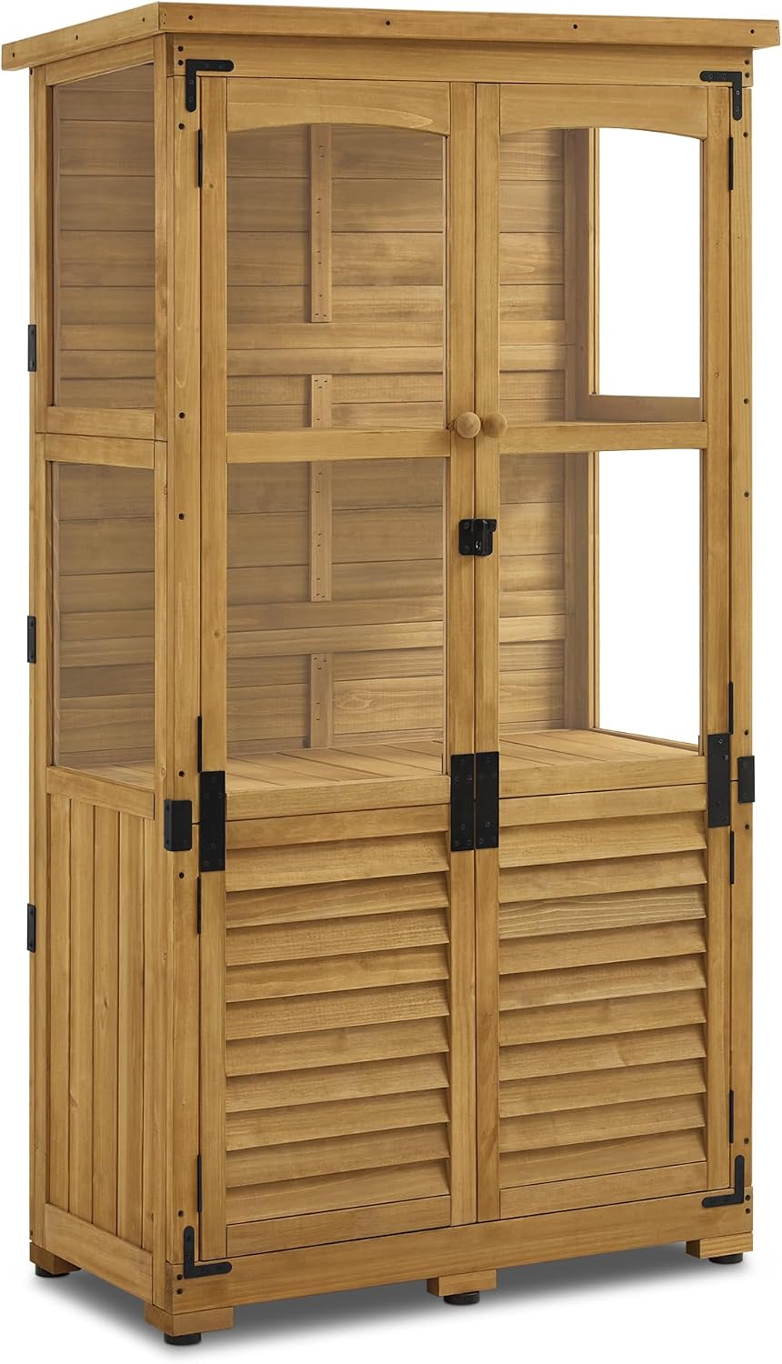 M MCombo Gartenschrank Holz 0120, 15 kg, 46 cm, 53 cm, 58 cm