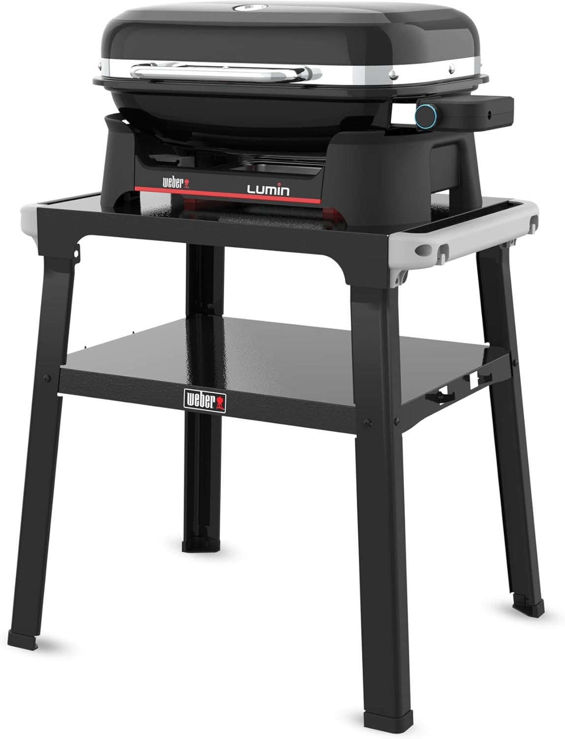 Weber Lumin Elektrogrill mit Stand/Bis zu 315 °C, Seitentisch