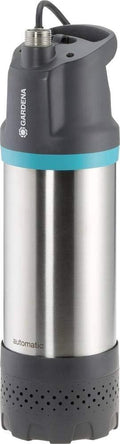 Gardena Tauch-Druckpumpe 6100/5 inox automatic: Automatisch, 1.100 W, 900 W, 6.100 l, 5.900 l, 47 m, 4,7 bar, Geräuschlos