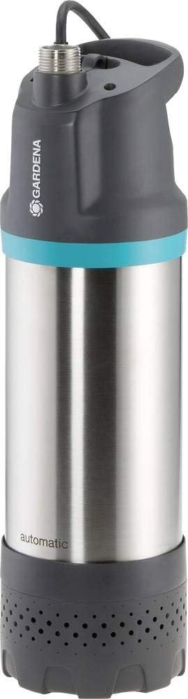 Gardena Tauch-Druckpumpe 6100/5 inox automatic: Automatisch, 1.100 W, 900 W, 6.100 l, 5.900 l, 47 m, 4,7 bar, Geräuschlos