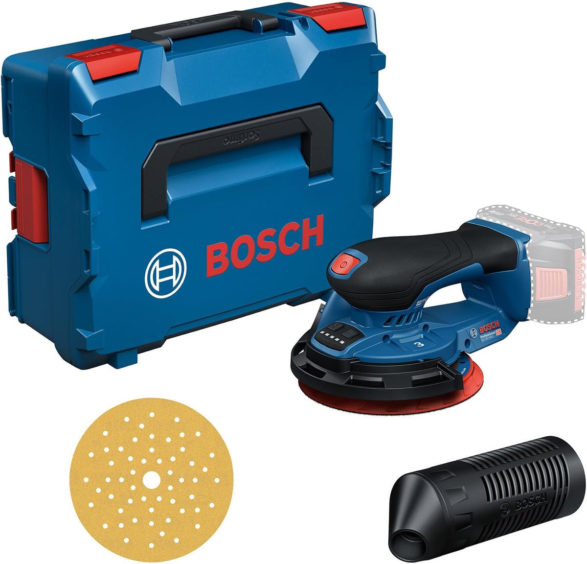 Bosch Professional 18 V System Akku-Schleifer GEX 18 V-150-3 (inkl. 1x Schleifpapier, 150 mm