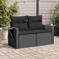 Festnight 2-Sitzer Gartensofa, Spielzeug, Beistelltisch, 69 cm