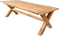 Riess-ambiente.de Wetterfester Gartentisch, Esstisch, Terrasse, 220 cm, 100 cm, 4 cm
