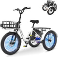 MOONCOOL E Bike Dreirad Klapprad, 6–8 Stunden, 25 km/h, 2,1 m, IP65