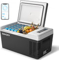 EUHOMY Kompressor Kühlbox 18 l, Camping-Kühlschrank, Autokühlschrank, 12 v, 10 °C, 15 Minuten, 45 W, APP-Steuerung