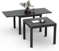 Devoko Esstisch Ausziehbar, Kaffeetisch, Partytisch, 80 cm