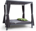 Blumfeldt Senator Lounge - Doppel-Gartenliege mit Sonnendach, Pavillon, Praktisch, 350 kg, 4 cm, 8 cm